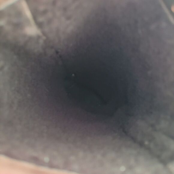 GUCCI Brown MERINO LAMBSKIN SHEARLING Suede Leather WEDGE BOOTS w/FUR Size 35 5 - Picture 11 of 11